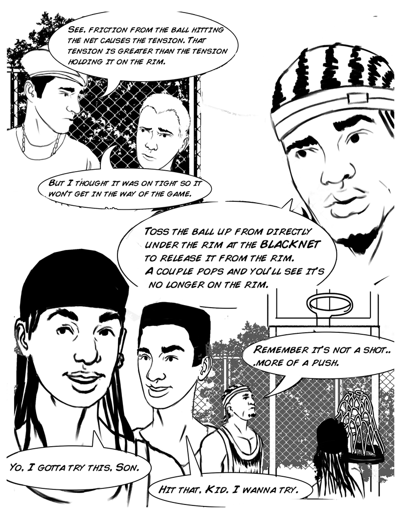 The World's First Portable Replacement Basketball Net